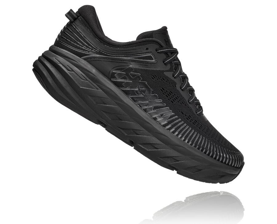 Hoka One One Hardloopschoenen Dames - Bondi 7 - Zwart - GS3014289